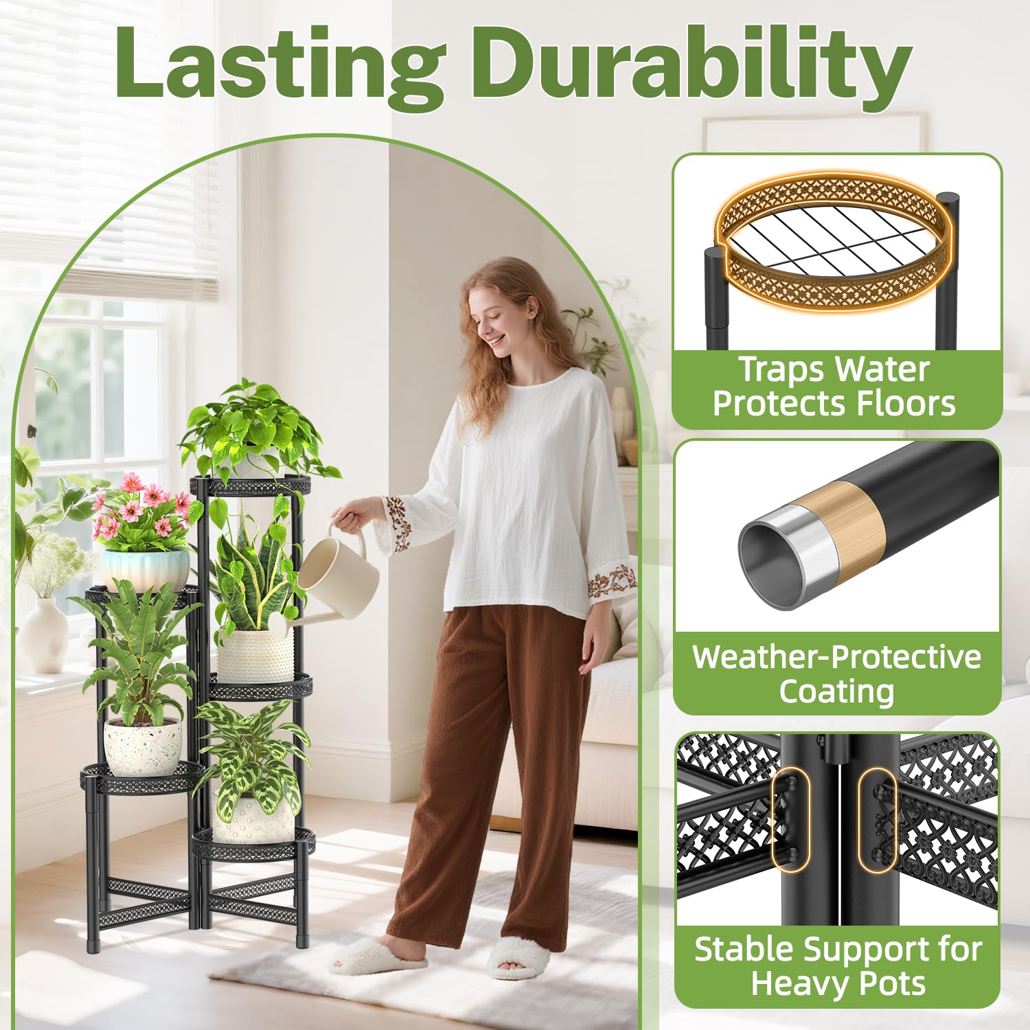 iDavosic.ly stable triangular legs protect floors with caps
