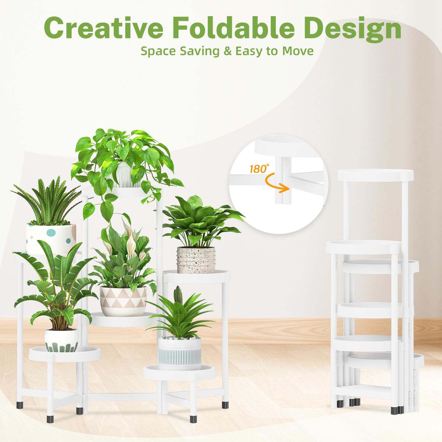 iDavosic.ly sturdy iron frame supports outdoor use with stable display