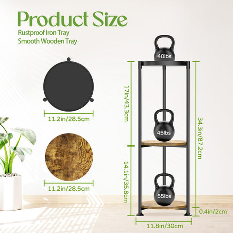 iDavosic.ly vertical display keeps tall plants organized and off the floor