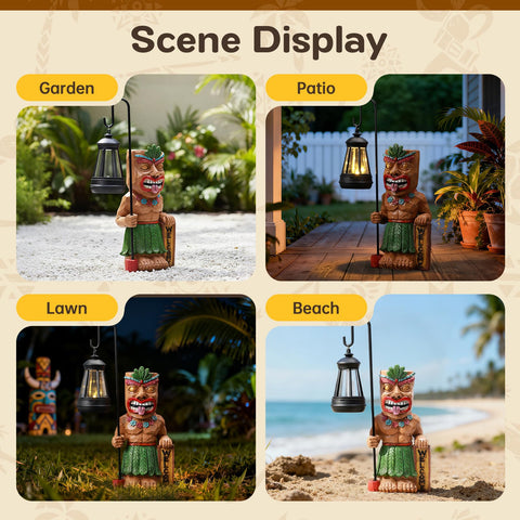IDEA SHOW premium packaging protects the tiki statue during shipping