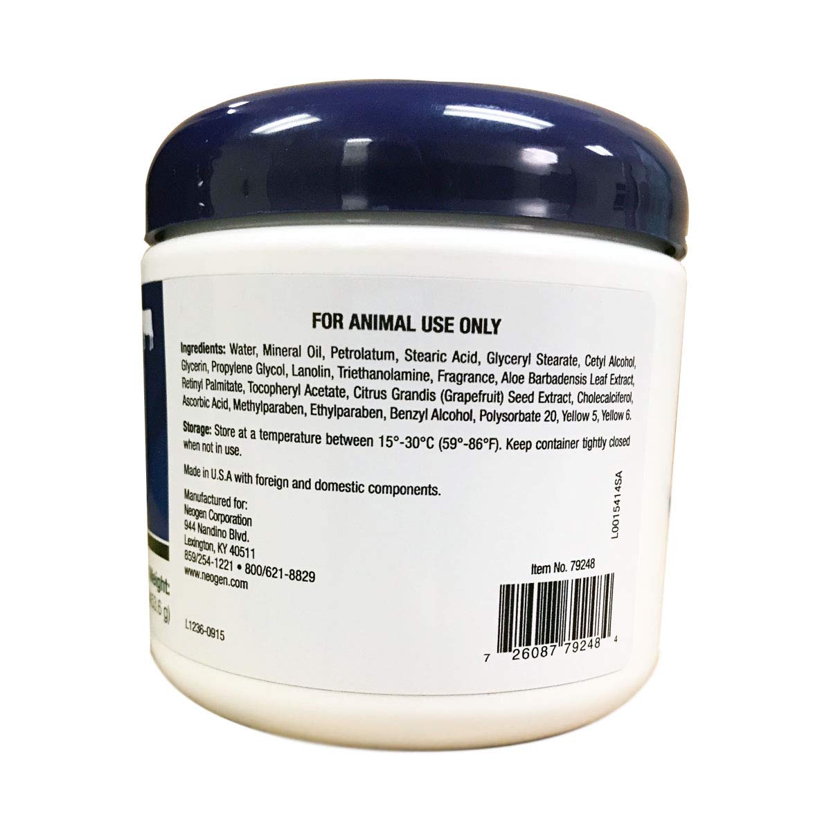 IDEAL Udder Balm packaging: convenient jar for quick application.