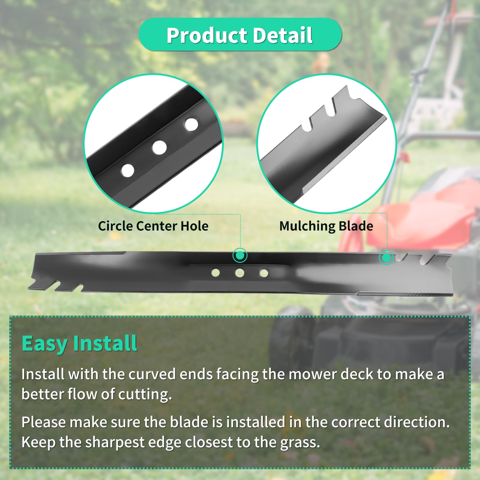 IDEASURE 131-4547-03 compatible with Toro Recycler models for easy replacement.