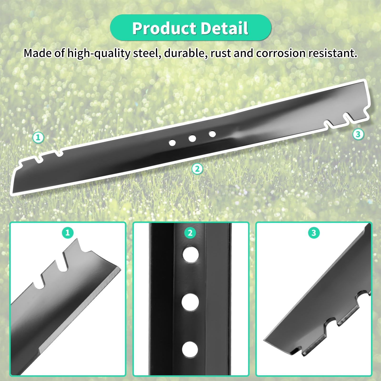 IDEASURE 131-4547-03 high-quality steel construction highlights blade durability.