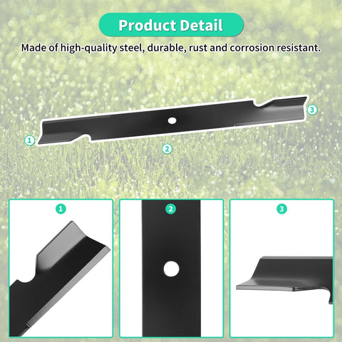 IDEASURE blade pack 3-pack ready for quick mower blade replacement