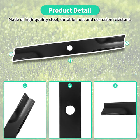 IDEASURE compatible mower blades fit multiple brands for versatile use.