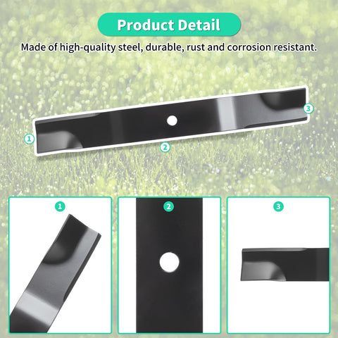 IDEASURE 04771200 edge blade for 52-inch deck delivers precise mowing.