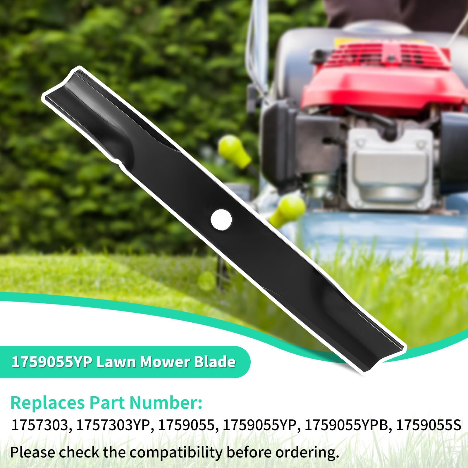 IDEASURE blades provide even cuts across varied terrain and grass types.