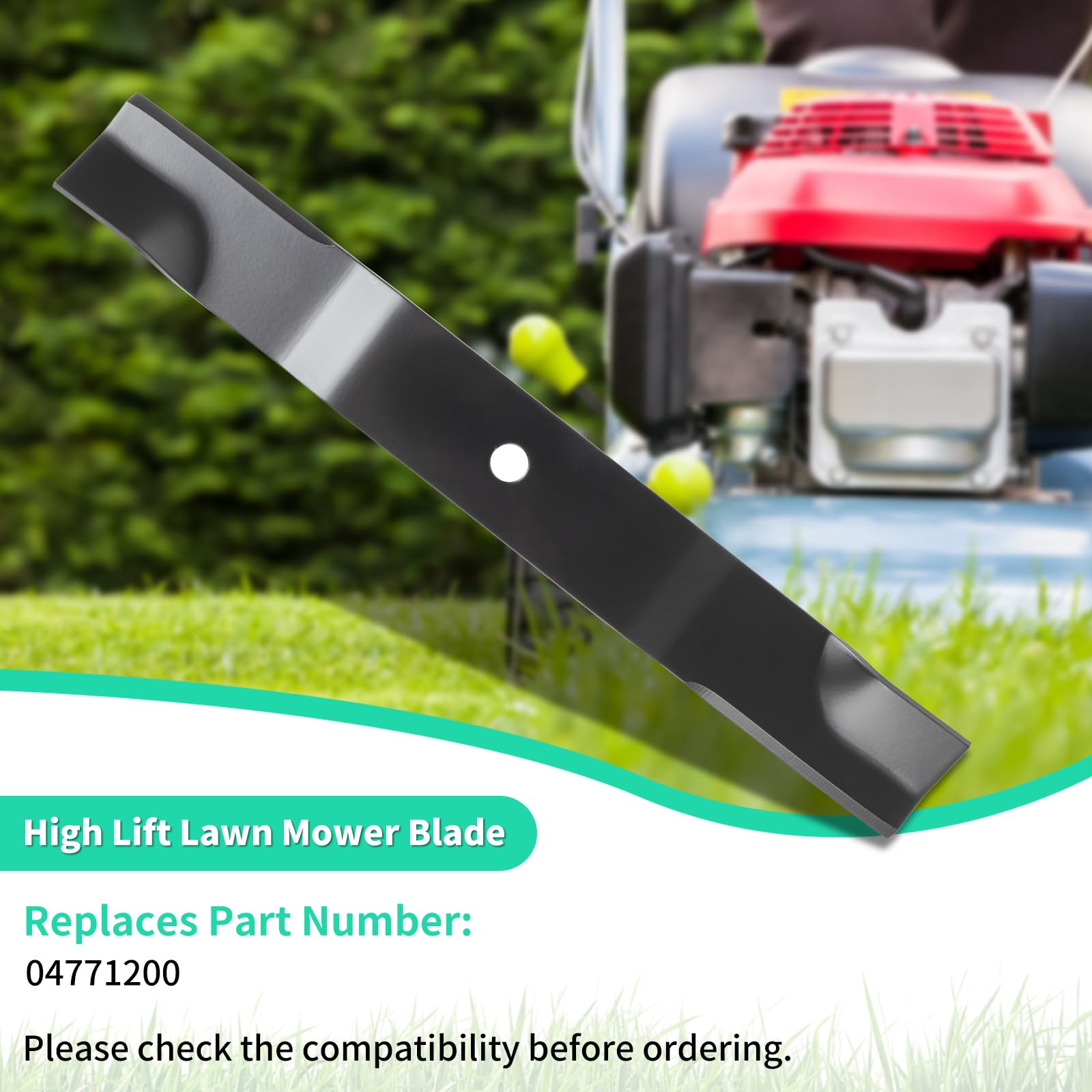 IDEASURE 04771200 gravely ZT-XL blade for reliable mowing across lawns.