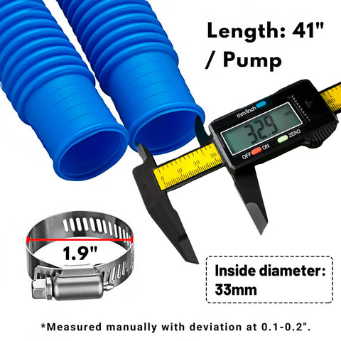 IDEASURE soft PVC hose resists kinks for smooth filtration