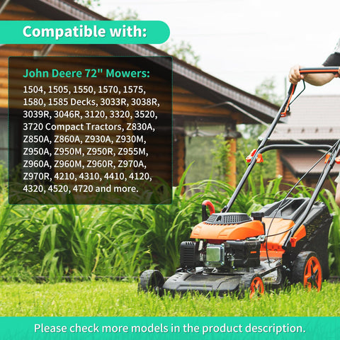 IDEASURE TCU15882 72-inch deck cutting demo demonstrates clean pass.