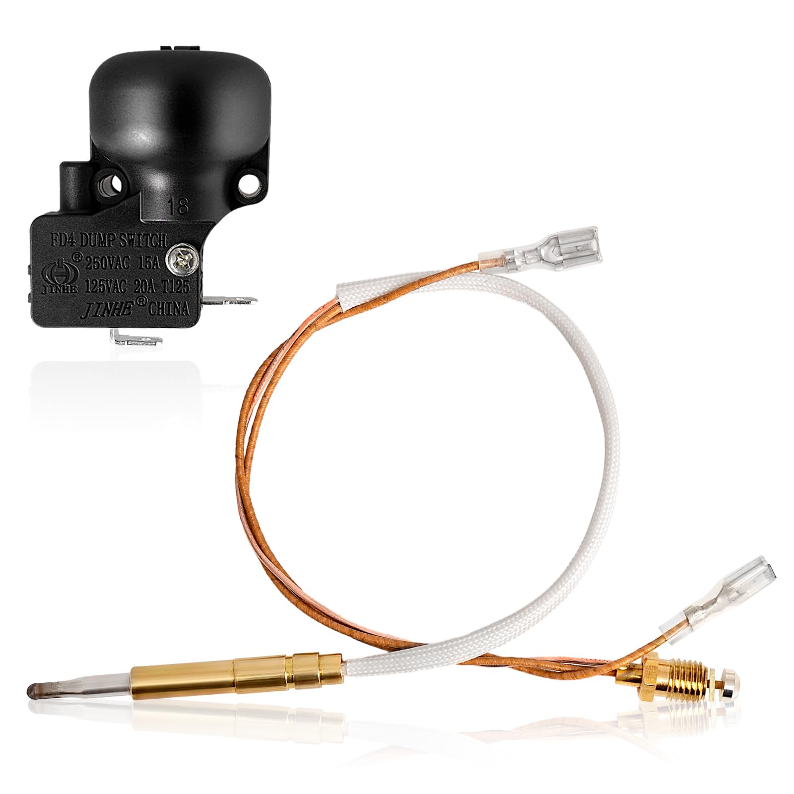 IDEASURE thermocouple and tilt-switch assembly for propane heaters improves safety and reliability.