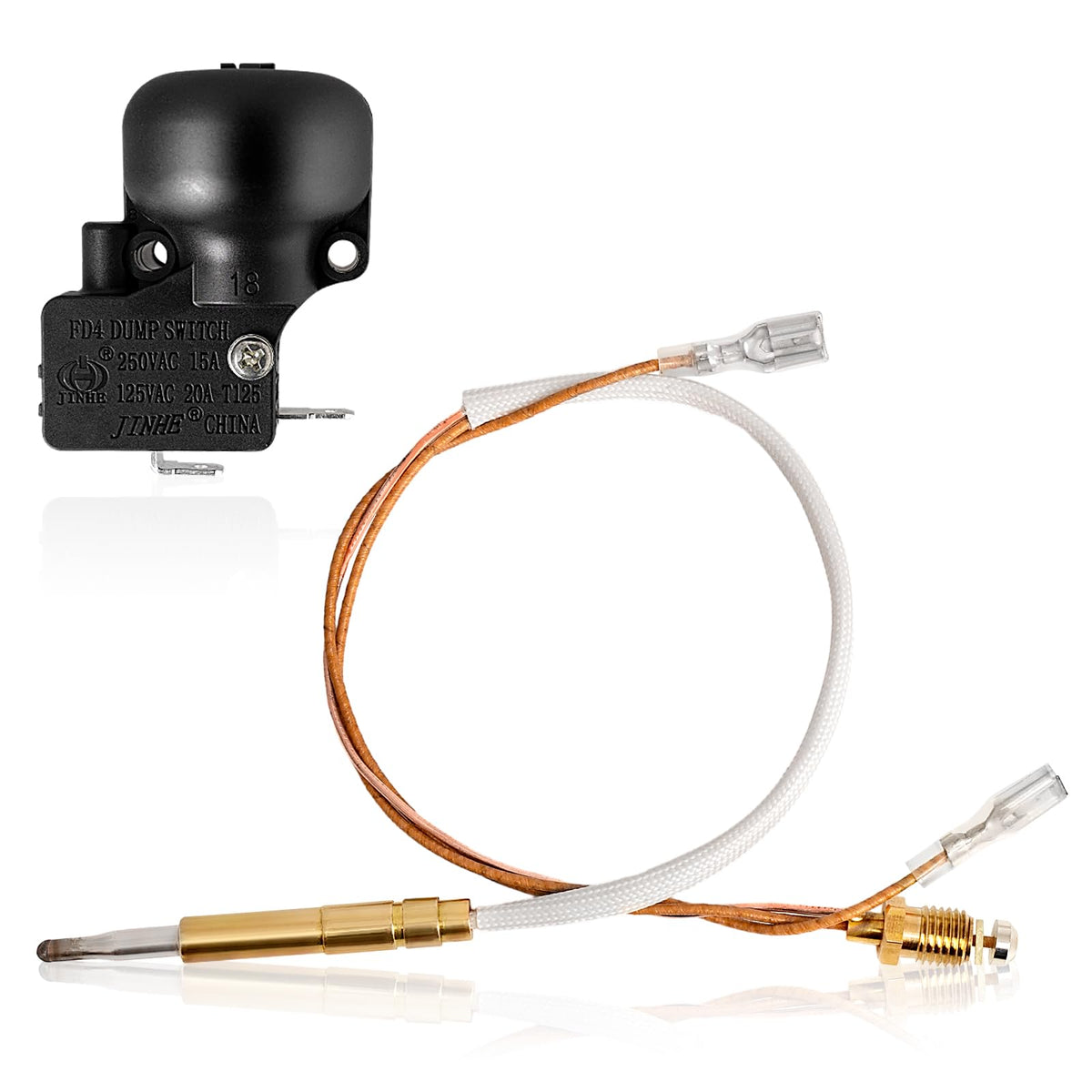 IDEASURE thermocouple and tilt-switch assembly for propane heaters improves safety and reliability.