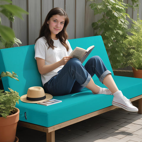 idee-home hidden-zip easy-care cushion cover simplifies cleaning.