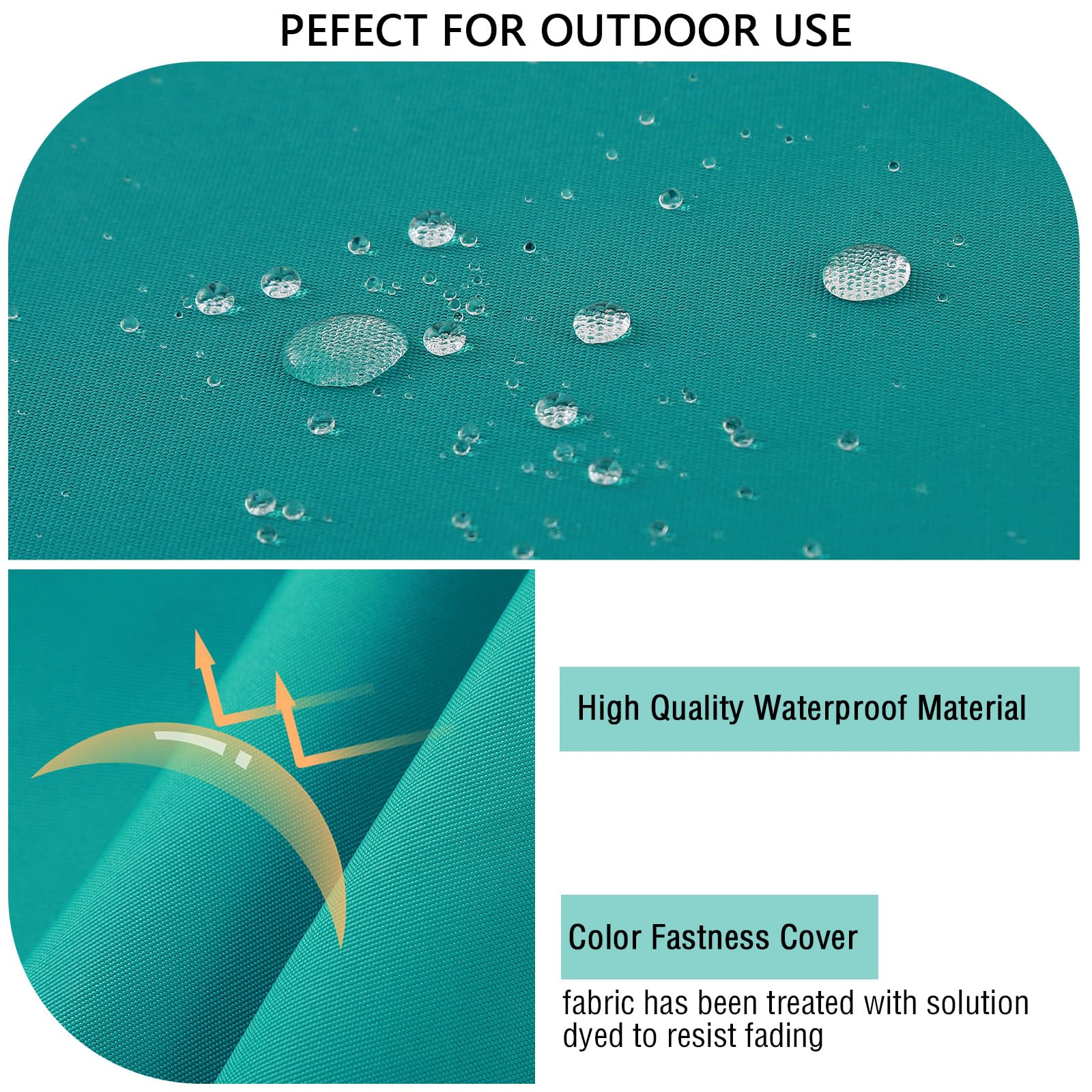 idee-home peacock-blue fabric enhances outdoor decor on patio furniture.