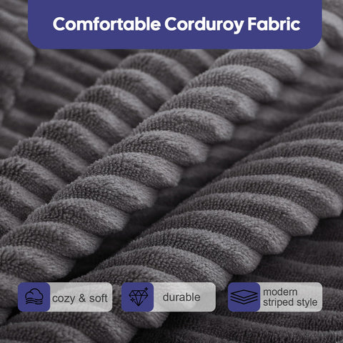 idee-home removable corduroy cover enables easy cleaning