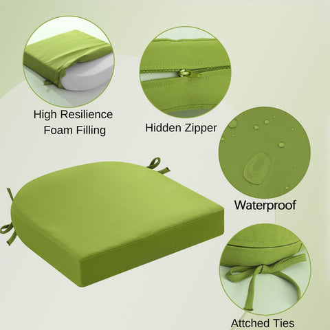 idee-home thick memory foam core cushion delivers ergonomic comfort outdoors