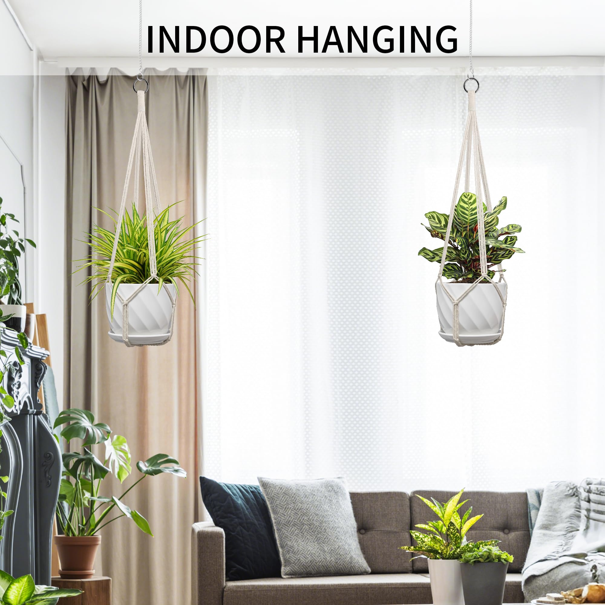IDEeepan space-saving plant holder elevates plants off the floor and shelves.