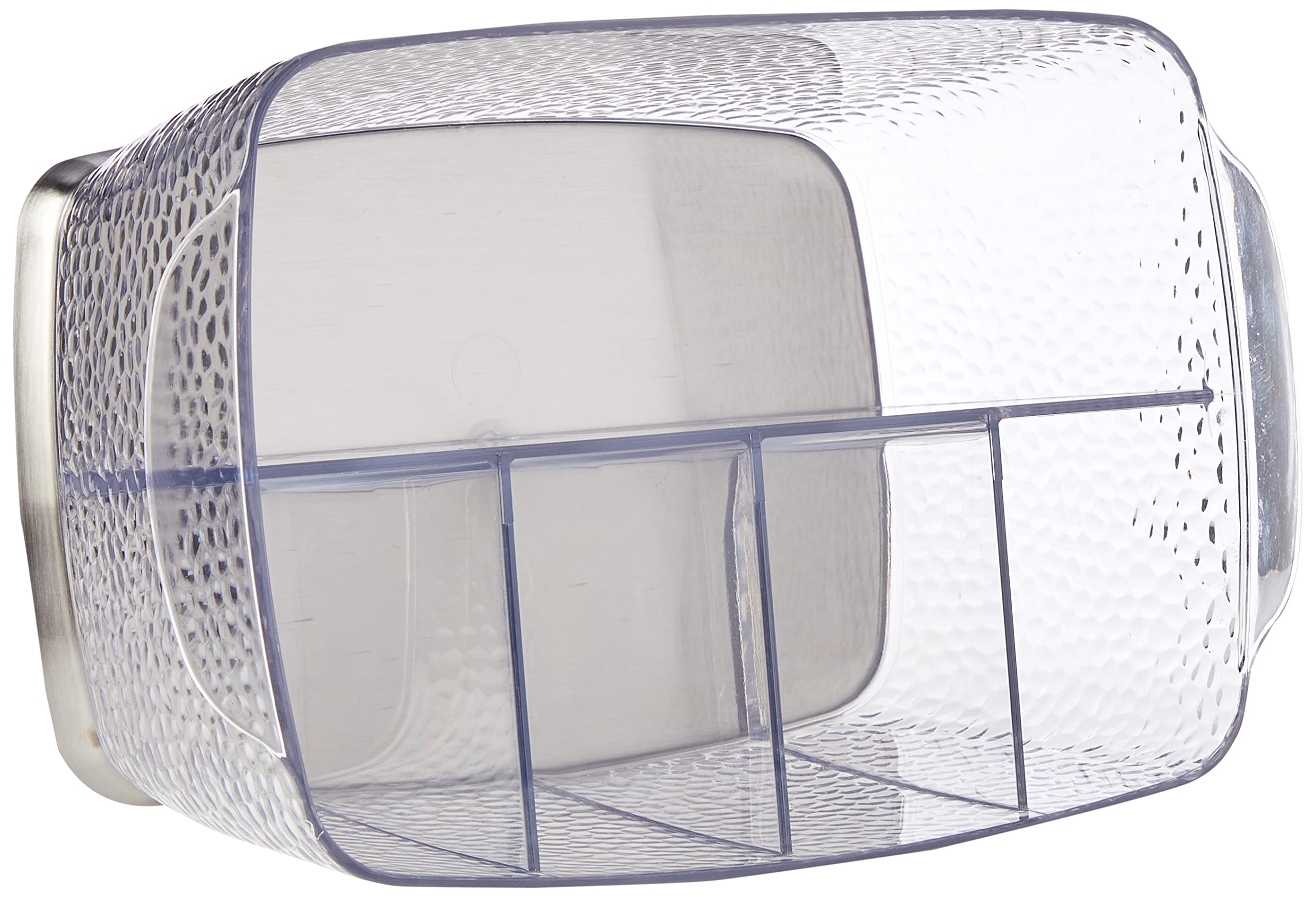 iDesign Rain silverware caddy five compartments for easy access.
