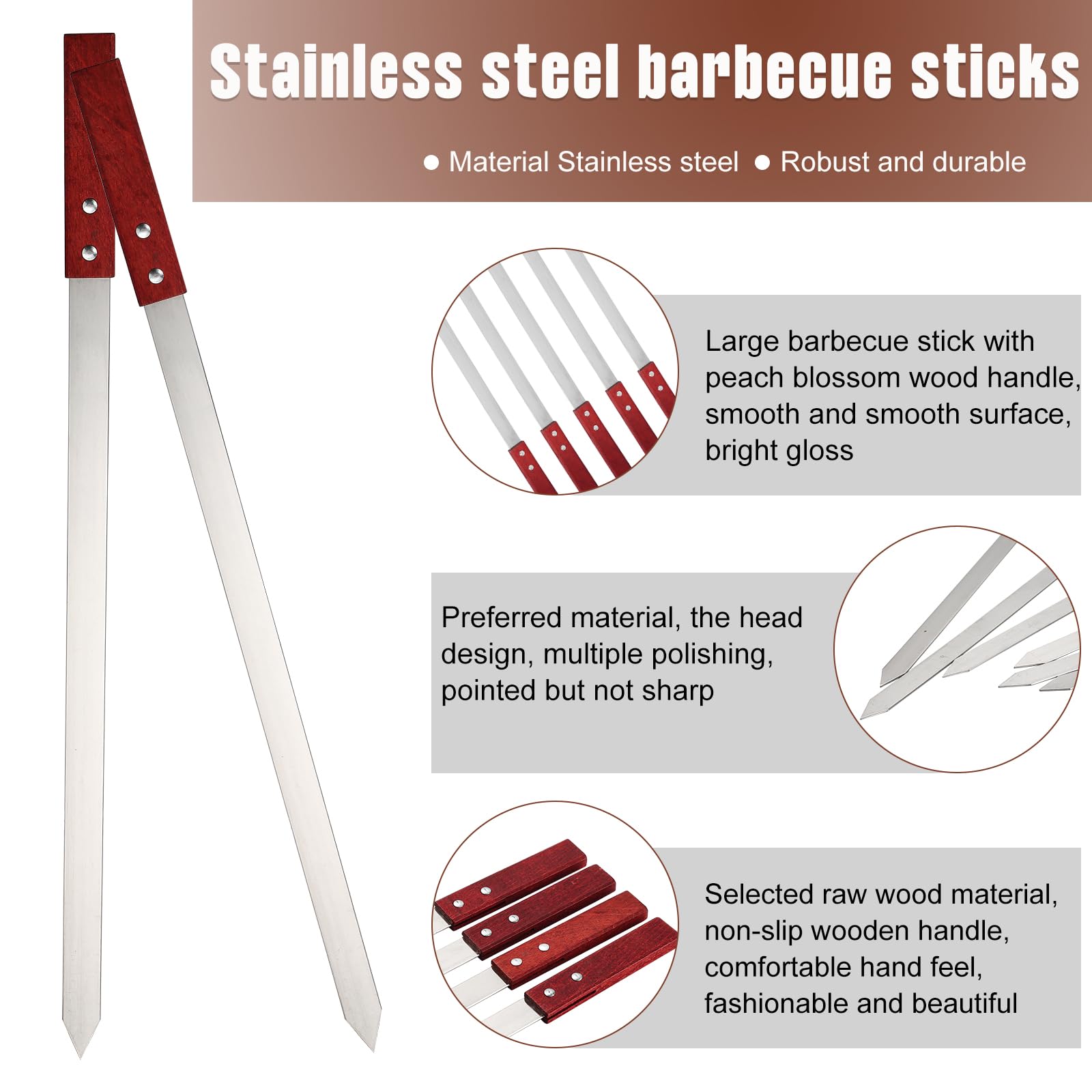 Idong skewers with reusable lids for safe storage.