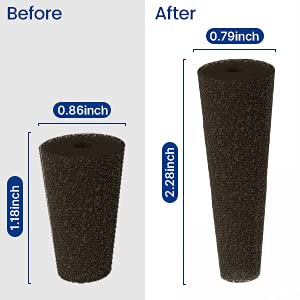 idoo 60-piece sponge kit; essential replacement for reliable germination and growth cycles.