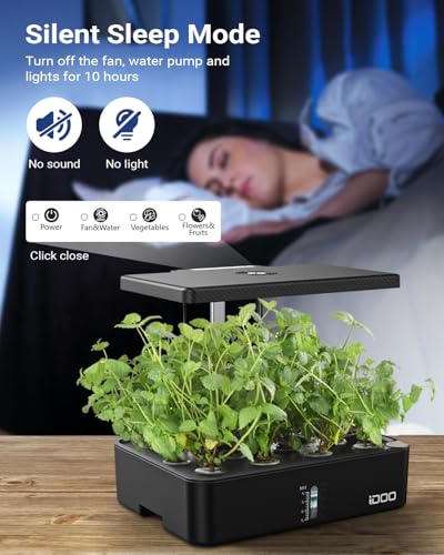 iDOO kitchen herbs growing kit suitable for apartments.