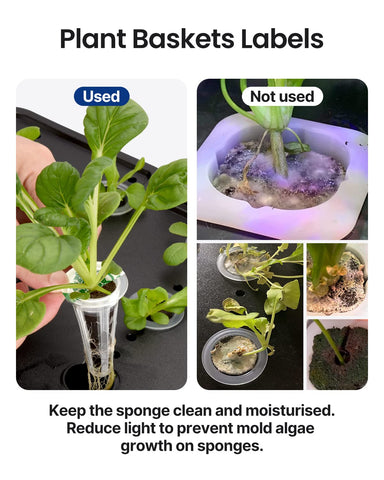 iDOO sticky edge design prevents labels from sticking to delicate seedlings