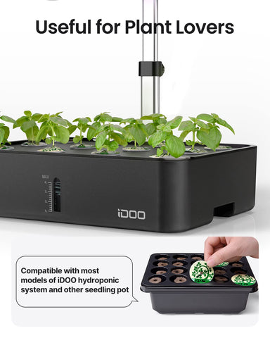 iDOO petal-shaped seed labels designed to avoid damaging stems