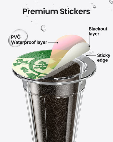iDOO waterproof PVC seed labels resist moisture for outdoor use