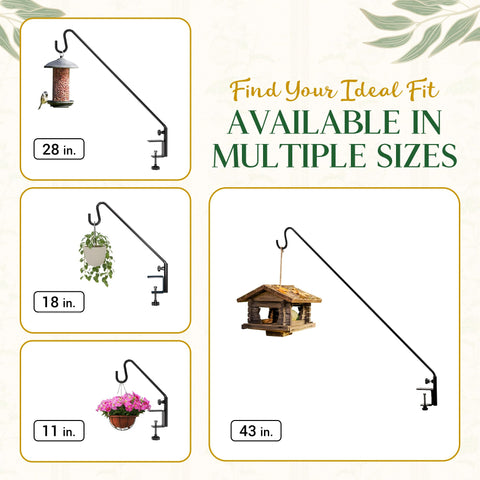 IDZO deck hook fits rails ranging from 5/8 to 2-1/2 inches wide.