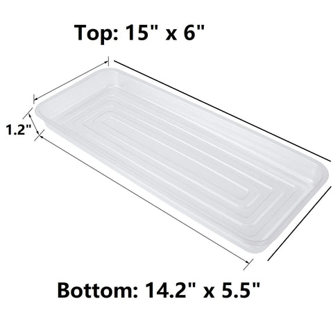 Idyllize heavy-duty plant saucer side-profile supports grouped pots safely.