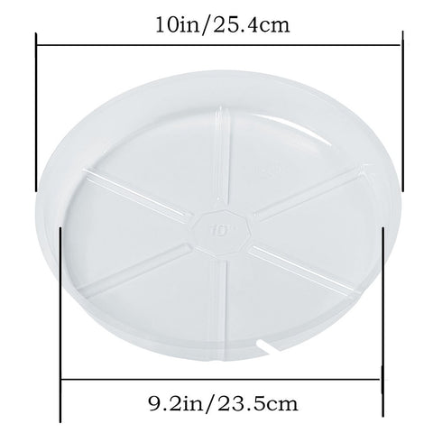 Idyllize saucer with 10-inch outer diameter for decorative plant setups