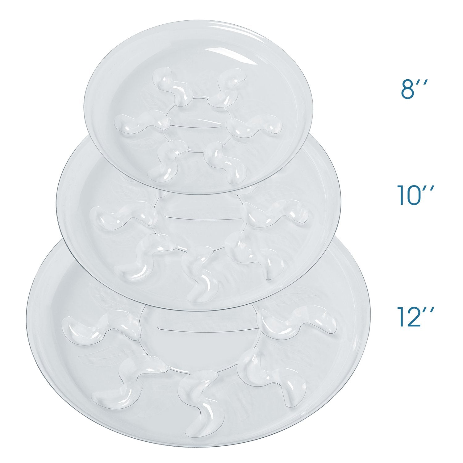 Idyllize recyclable PET plant saucer highlighting eco-friendly materials.