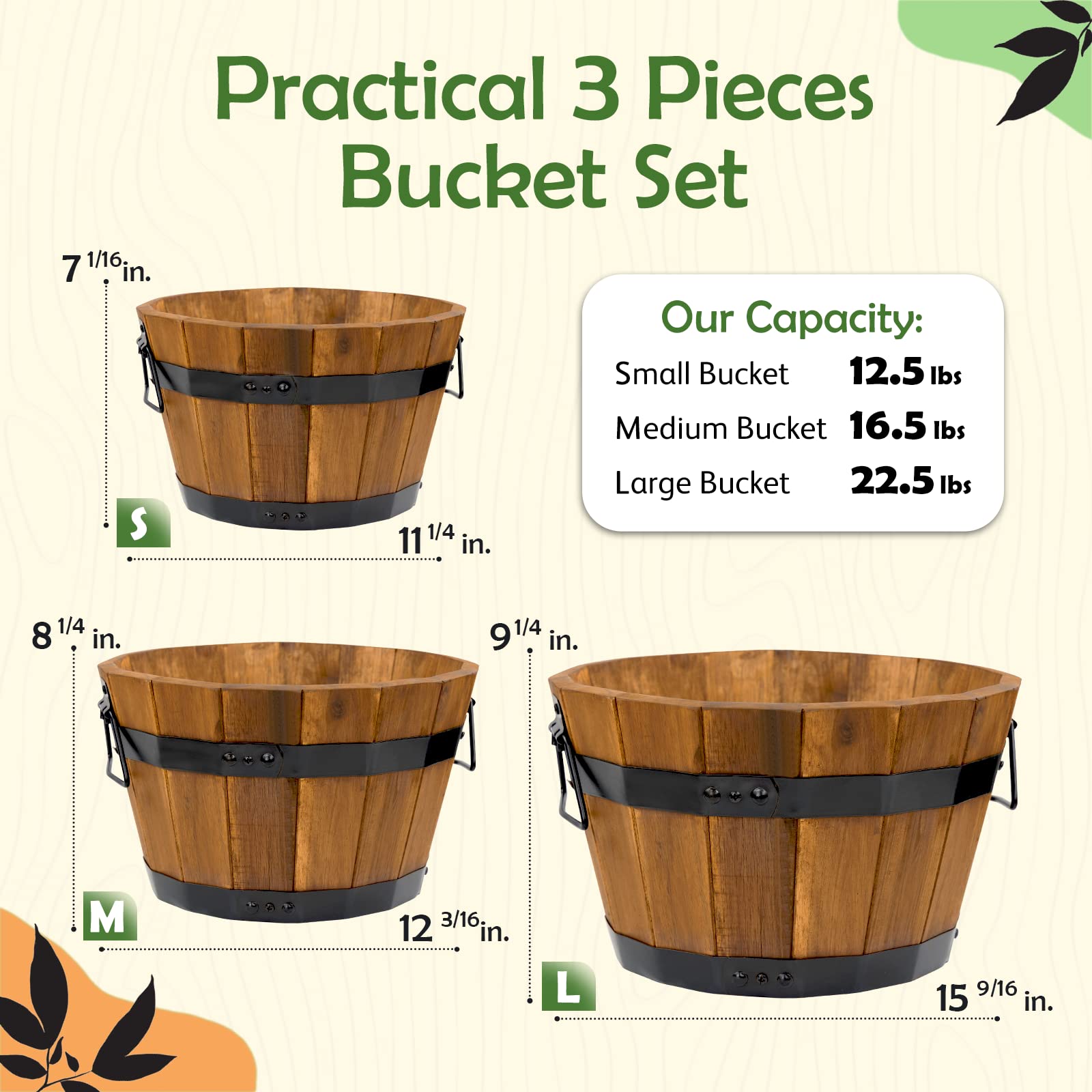 Idzo outdoor flower box with drainage holes for healthy roots
