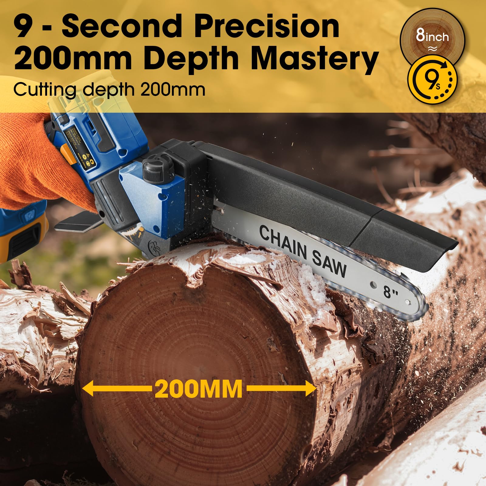 IEBUDA 20V stability ensures steady cuts with no power dips