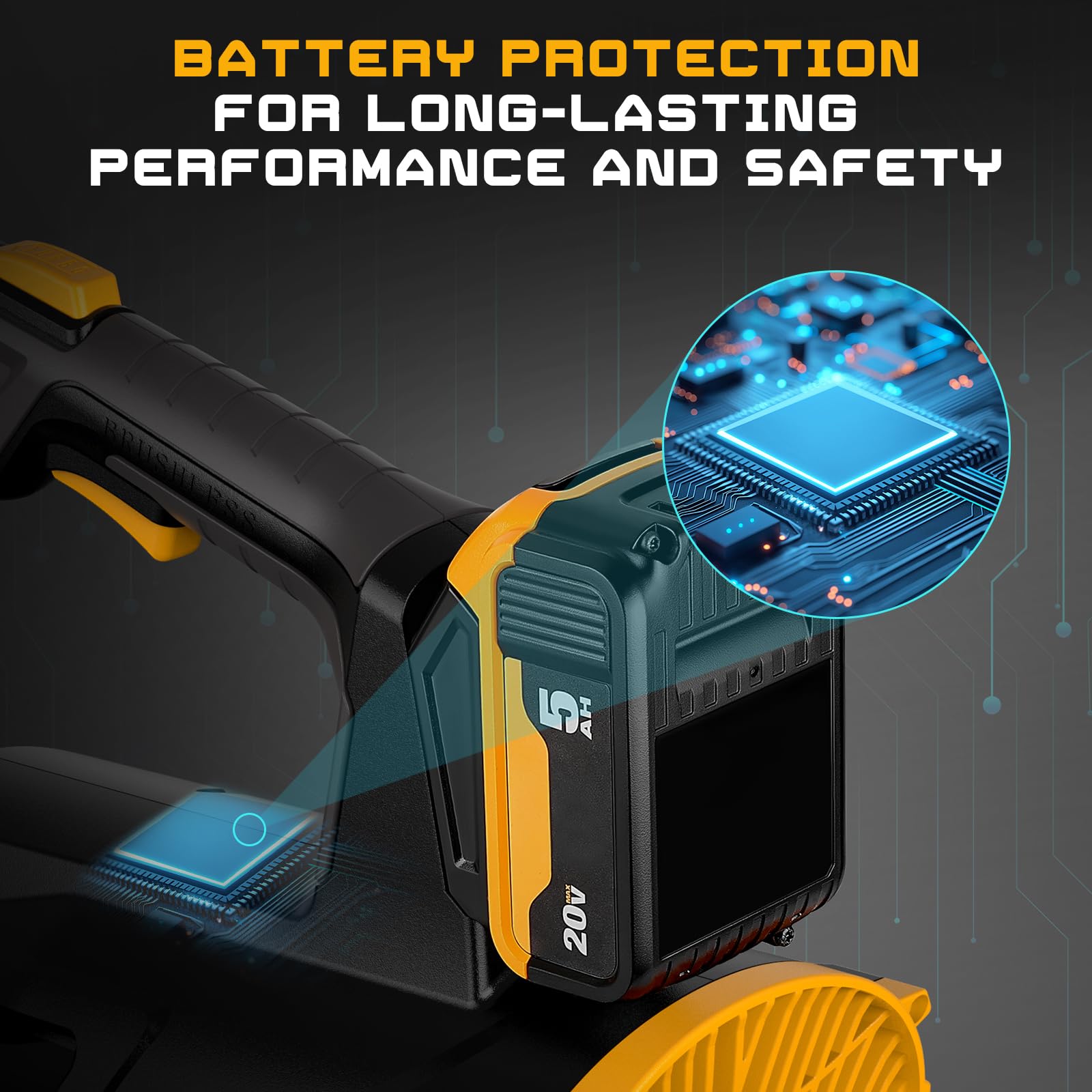 IEBUDA battery overload protection extends battery life during heavy use