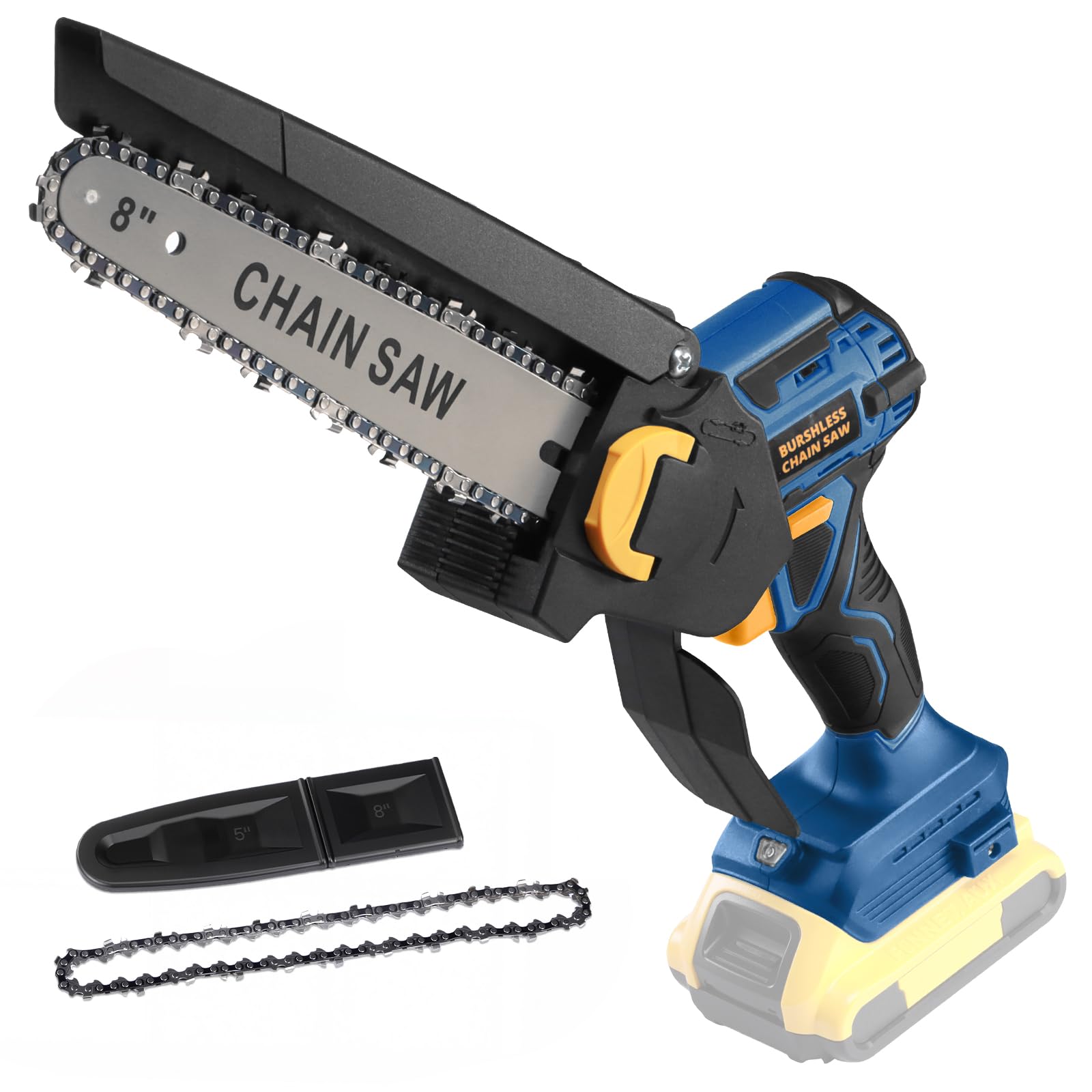 IEBUDA DEWALT 20V Chainsaw in action for quick pruning capability