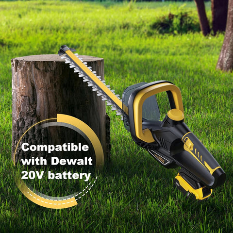 IEBUDA hedge trimmer compact yellow design for comfortable handling