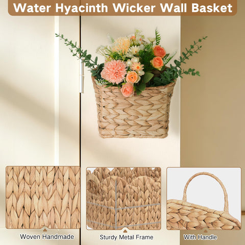 iEGrow entryway mail organizer using wall baskets to keep essentials tidy