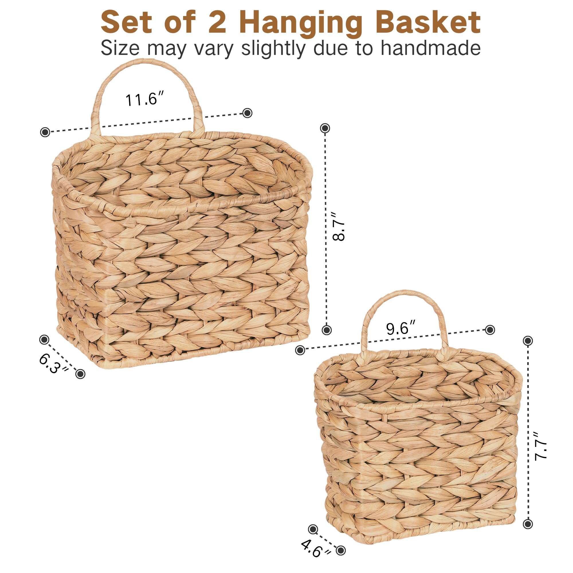 iEGrow versatile dual-basket configuration on a wall for flexible organization