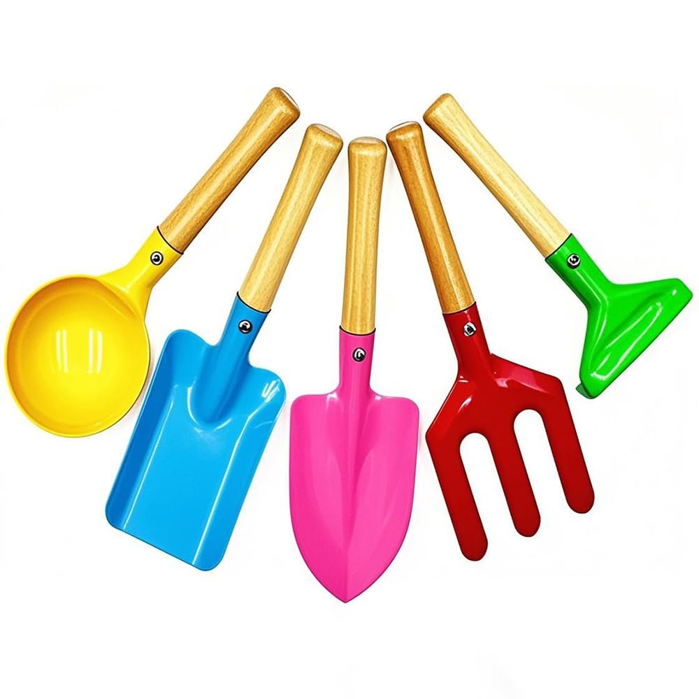 ielek trowel with metal head and wooden handle for durable everyday gardening