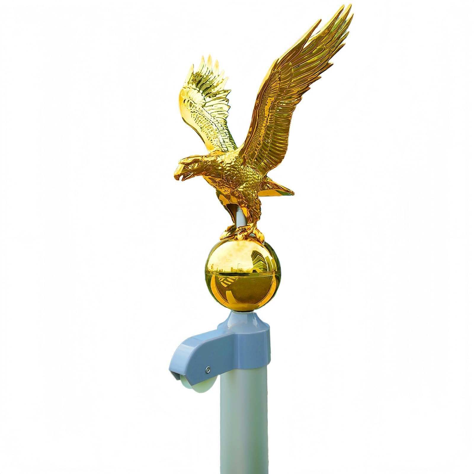 iElyiEsy outdoor flag pole topper delivers durable seasonal performance.