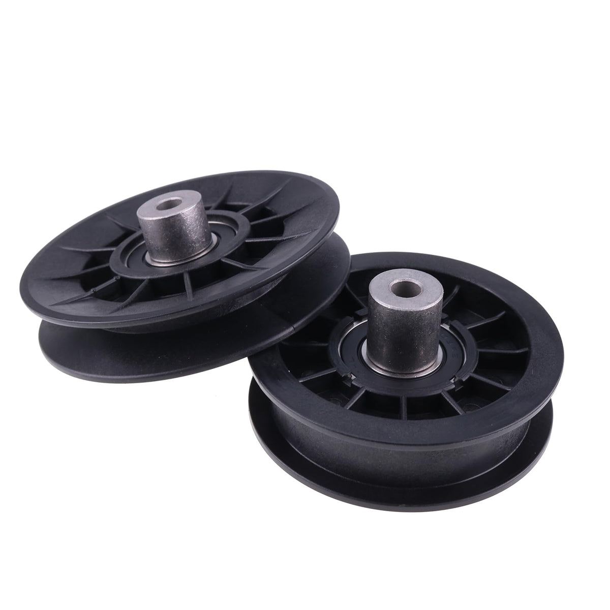 IEQFUE V-Idler Pulley Set front view for smoother belt alignment