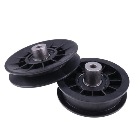 IEQFUE V-Idler Pulley Set front view for smoother belt alignment