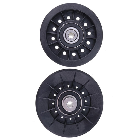 IEQFUE V-Idler Pulley Set top view highlights assembly clarity