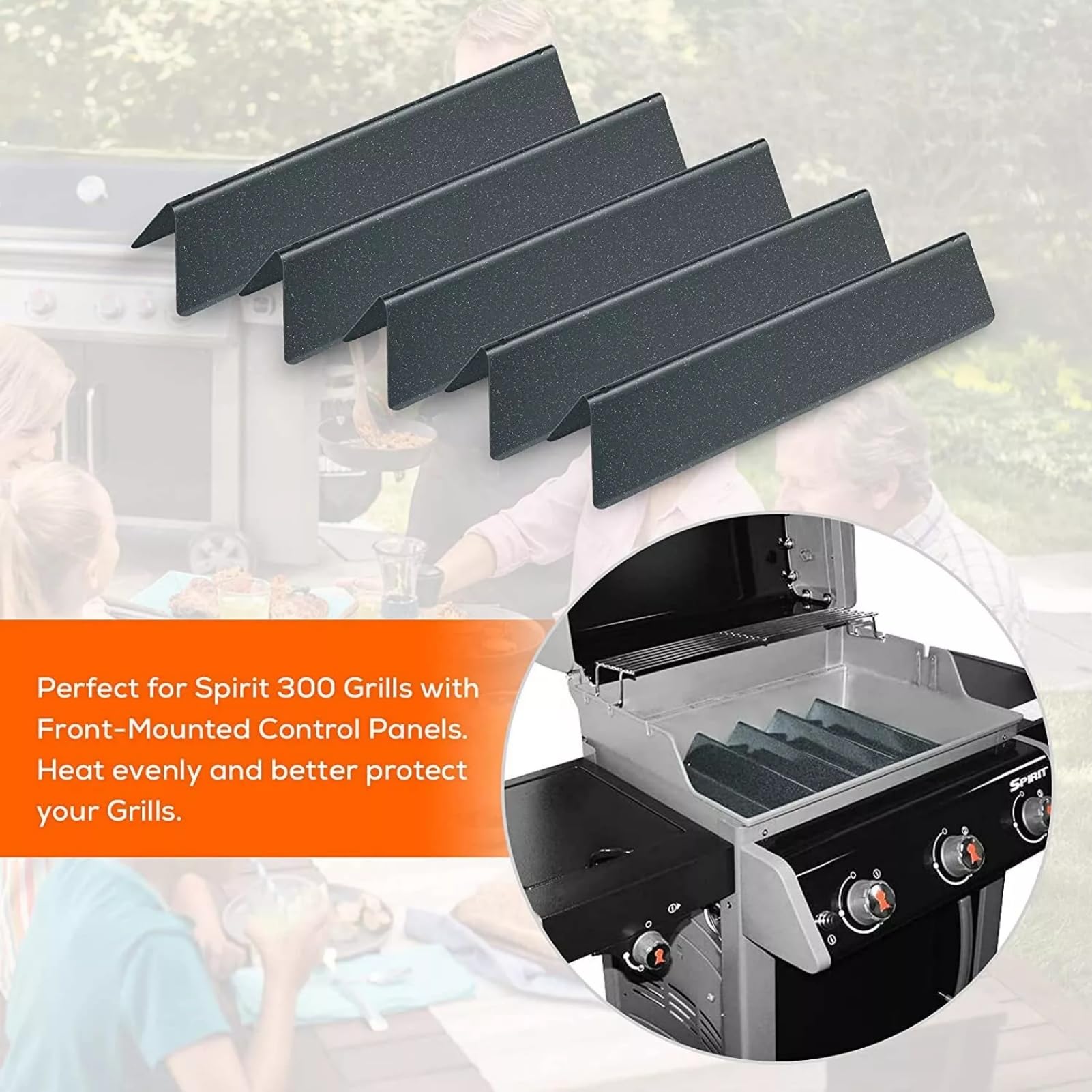 iEvaTEAGG heavy-duty porcelain coating eases cleaning after grilling sessions