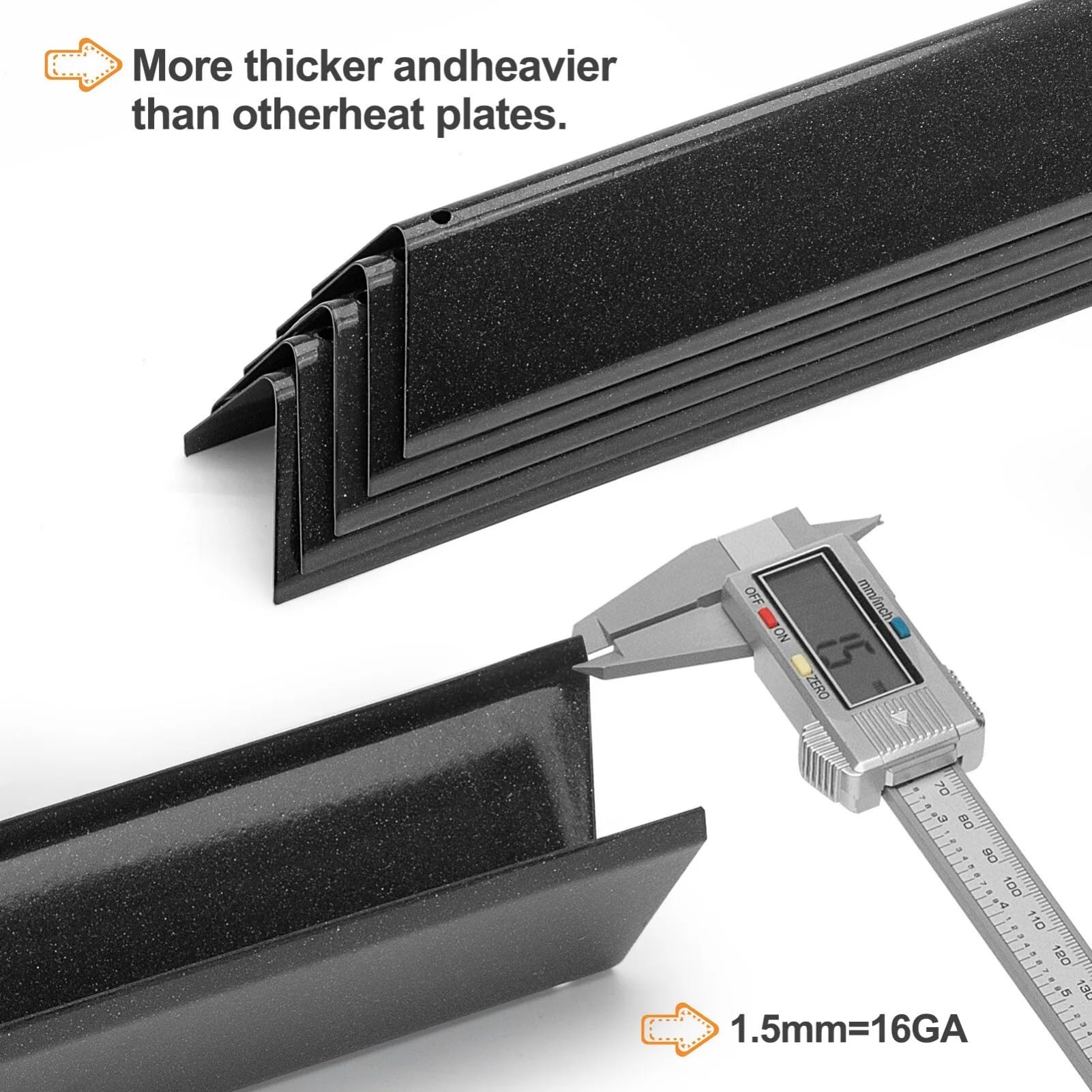 iEvaTEAGG Weber 7636 replacement flavorizer bars replace worn parts for consistent cooking