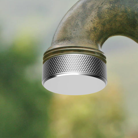 iFealClear chrome brass cap designed for durable outdoor hose connections