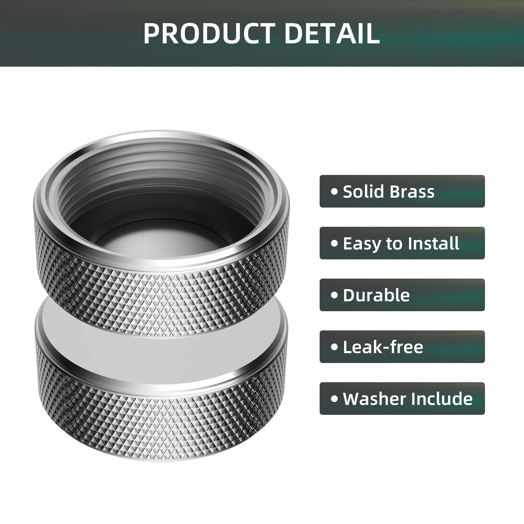 iFealClear two-pack spigot cap set for quick closures