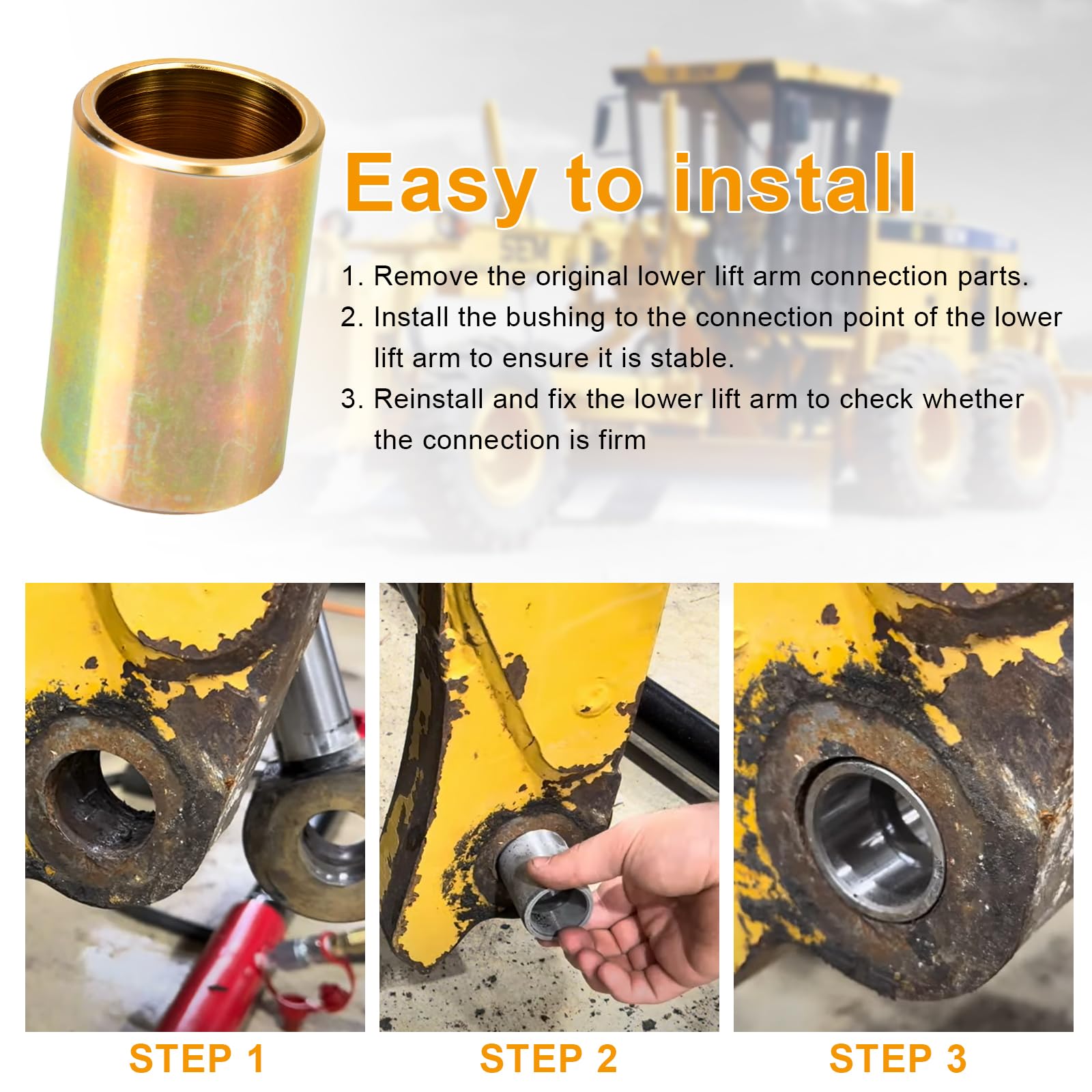 IFERLA secure-hitch-connection reduces play for smoother operation