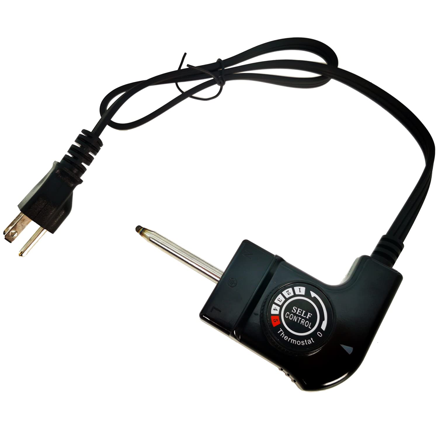 IFITTING thermostat probe cord close-up showing stainless steel probe for reliable heat contact.